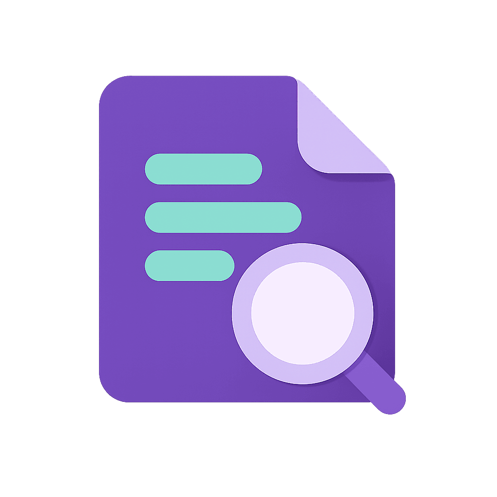 Full reporting capabilities  icon